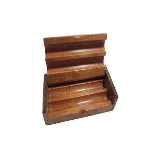 Coffret à stylos en bois pour cadeaux d'affaires, organiseur de bureau, papeterie de bureau de haute qualité, étui de luxe en laiton et bois pour stylos - Product Image 1