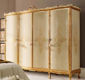 Oferta Especial: Juego de Dormitorio Nelligan de Lujo, Moderno y Clásico, Color Crema Dorado, con Base de Cama Tapizada y Acolchada, Estilo Minimalista y Elegante - Product Image 5