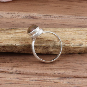 Anillo de Piedra Natural Unakita al por Mayor, Plata de Ley 925, Anillos de Boda Clásicos Estilo Boho, Anillos de Piedra Hechos a Mano, Regalo para Mujer - Product Image 3
