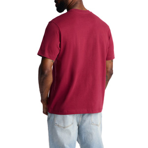 Customizable Solid Color Men's <b>shirts</b> Custom Logo Embroidery Oversized 100% Cotton Heavyweight T-<b>shirt</b> Casual Street Fashion OEM - Product Image 4