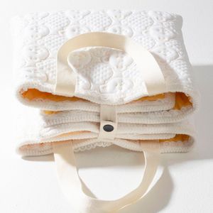 Portable Foldable Breathable Cotton Polyester Pet Mat Quilted Soft <b>Pad</b> with Handle for Dogs All Seasons Plain Rectangle Style - Product Image 1