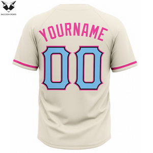 เสื้อเบสบอลผ้าเนื้อนุ่มสั่งทำได้ตามต้องการ ดีไซน์ใหม่ทันสมัย ระบายอากาศได้ดี ผลิตจากโพลีเอสเตอร์ 100% พิมพ์ลายดิจิทัล ราคาขายส่ง - Product Image 3