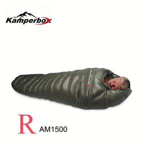 Kamperbox Winter Warm and Waterproof Outdoor Down Sleeping Bag for Camping and Tourism - Product Image 1