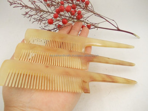 หวีเขาควายธรรมชาติ ดูแลเส้นผมอย่างเป็นธรรมชาติ หวีเขาควายสำหรับผมยาวสวยเงางาม ทำจากอาเกตจากอินเดีย - Product Image 2