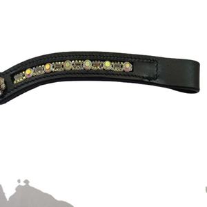 สายรัดคิ้วหนังแท้พร้อมโซ่ตกแต่งหลากสีสีดำน้ำตาลน้ำตาลเข้มทำจากหนังแท้รูปทรงตัว V ที่กำหนดเอง - Product Image 1