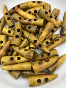 Botón de Palanca de Cuerno de Alta Calidad, Artesanía Natural Hecha a Mano en India, Botón de Palanca de Cuerno de 2 Orificios, la Mejor Calidad - Product Image 6