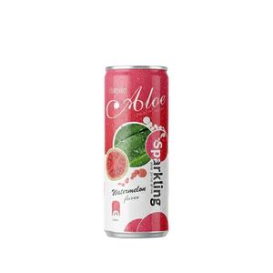 BEBIDA DE PRIMERA CALIDAD, AGUA DE ALOE VERA CON SABOR A SANDÍA EN LATA DELGADA DE 320 ml, DE UN PRODUCTOR DE BEBIDAS DE VIETNAM - Product Image 1