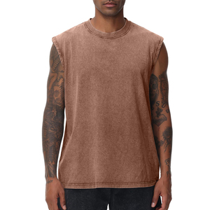 Vêtements de sport pour hommes, débardeurs de fitness à séchage rapide pour l'été, débardeurs de basketball sans manches - Product Image 1