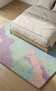 High Quality Hand Tufted Abstract High Pile Modern Area Rug Pet & Eco Friendly Extra <b>Thick</b> - Product Image 3
