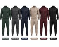 Survêtement d'hiver pour homme en polaire et coton/élasthanne, idéal pour la course, l'entraînement, le fitness, le streetwear décontracté et les activités quotidiennes – Vêtement de sport premium
