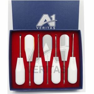 เครื่องมือถอนฟันแบบหมุนได้ 360 องศา A-1 VERITAS รุ่นแมนนวล สำหรับศัลยกรรมช่องปาก ผลิตจากสแตนเลสสตีล ใช้ซ้ำได้ - Product Image 1