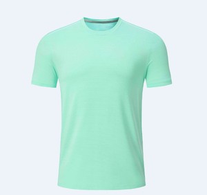 OEM Front Custom Quick Dry Plus Size Mens Short Sleeve Summer Sportswear Regular Fit Breathable Fitness Top 100% Cotton <b>Tshirt</b> - Product Image 1