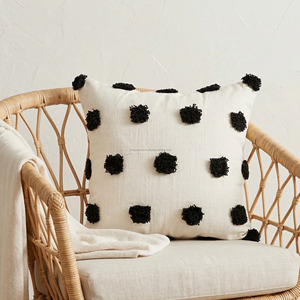 High Quality Colorful Tufted Woven Pillow Cover 45x45 Personalized Woven Tufted <b>Sofa</b> <b>Chair</b> <b>Bed</b> Decor Cushion Cover - Product Image 3