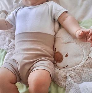 Shorts pour bébé et tout-petit 100% bambou à carreaux gingham, style pique-nique, rétro, taille haute - Product Image 5