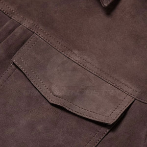 Premium Casual Winter <b>Suede</b> <b>Jacket</b> Front Breathable Windproof Clean Design Smooth Texture Designed for Daily Wear Travel Comfort - Product Image 6