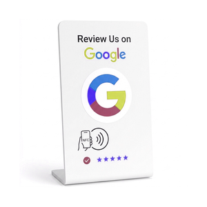 Expositor Acrílico Impermeable con NFC para Reseñas de Google, Pantalla de Retroalimentación de Clientes sin Contacto, para Mostrador de Negocio, Tarjetas de Membresía y Tarjetas de Crédito - Product Image 2