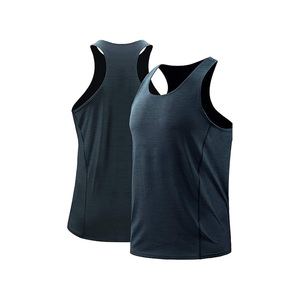 Custom Logo Men’s <b>Athletic</b> Tank – Stretchable Sleeveless Shirt for Fitness and Outdoor Activities - Product Image 6