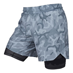 New Low Price Custom Branding Solid Color Running Wear Awrah Shorts Breathable <b>Mid</b> Waist Eco-Friendly Quick Dry Men's New Style - Product Image 3