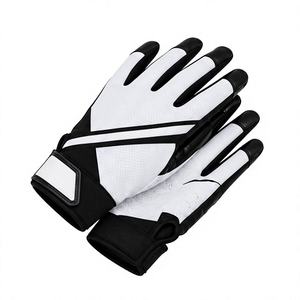 Vente directe usine – Gants de football américain personnalisés pour jeunes et adultes – Logo personnalisé, paume en silicone, conception durable – Gants de receveur - Product Image 3