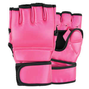Guantes de Entrenamiento de MMA Ligeros de Alta Calidad, de Cuero Vacuno, con Cierre de Gancho y Bucle, Unisex, Equipo de Artes Marciales - Product Image 1
