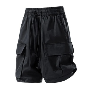 Nouveaux shorts décontractés respirants et polyvalents à séchage rapide pour hommes, shorts cargo de mode pour l'extérieur, shorts de sport d'été unis à multiples poches - Product Image 5