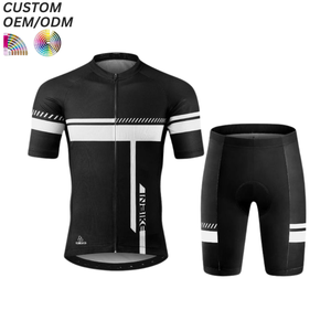 Ensembles de cyclisme personnalisés imprimés par sublimation, maillot et short à bretelles, séchage rapide, respirant, OEM ODM, vente en gros - Product Image 5