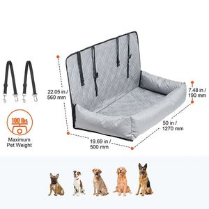 Tappetini per seggiolino auto per cani medio-grandi coprisedile per animali domestici per un viaggio confortevole - Product Image 6