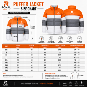 Veste matelassée légère pour homme à col montant, coupe-vent en polyester, fermeture éclair décontractée, coupe régulière, idéale pour l'automne - Product Image 6