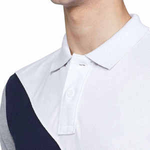Polo en tissu respirant avec logo personnalisé, style streetwear, motif uni, séchage rapide - Product Image 3