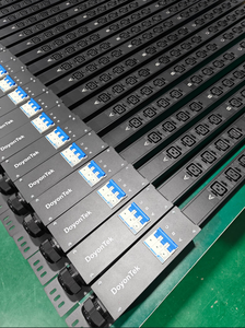 DoyonTek 415V 80A 3PH Rack Smart PDU avec mesure des prises, unité de distribution d'alimentation haute puissance 12 ports C19 C39 pour centre de données IA - Product Image 1