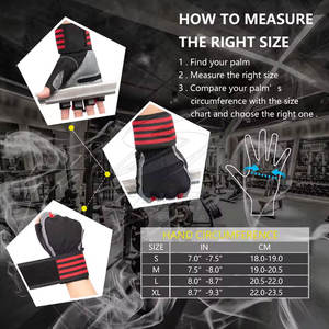 Gants de sport respirants en néoprène à demi-doigts avec lacets pour l'entraînement en salle, la musculation et la performance sportive - Product Image 4