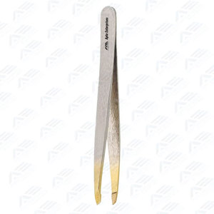 Herramienta de belleza para depilación facial de precisión, instrumento de belleza para uso profesional, pinzas para dar forma a las cejas con punta afilada inclinada - Product Image 3
