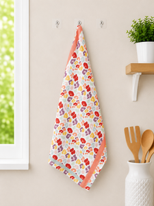 Abstract Print Linen <b>Kitchen</b> <b>Towel</b> Reusable Washable <b>Hand</b> <b>Towel</b> Quick Dry Rectangle for Home Use - Product Image 2