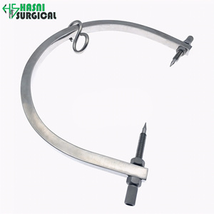 คีมยึดกระดูกแบบมืออาชีพ Gardner Wells รุ่น Skull Traction Tongs พร้อมโครงรูปตัวยู ปรับขนาดได้ ใช้สำหรับยึดกระดูกศีรษะ อุปกรณ์ศัลยกรรมกระดูก - Product Image 4