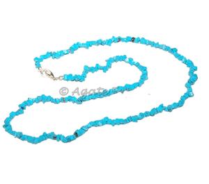 Collier en pierre précieuse turquoises pour femmes, bijoux de styliste, pierre précieuse - Product Image 1