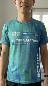 T-shirt de course Marathon Can Tho Heritage, personnalisé par sublimation, respirant, pour événements sportifs, fournisseur de vêtements de sport - Product Image 3