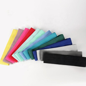 Precio al por mayor: Set de bandas de resistencia de tela de 3 niveles para ejercicios de fitness, gimnasio, cadera y glúteos, en colores rosa, gris y azul. - Product Image 4