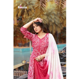 New Arrival Fancy Printed Fabric <b>Kurti</b> Soft Vertican Printed Material Ethnic <b>Kurti</b> For Retailers And Online Boutique Businesses - Product Image 1