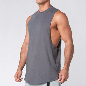 Camisetas sin mangas transpirables para hombre, tallas grandes, de secado rápido, para entrenamiento atlético, gimnasio, nuevas camisetas sin mangas de alta calidad para hombre con logotipo personalizado - Product Image 3