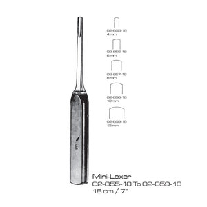 เครื่องมือผ่าตัด IAA SURGICAL INSTRUMENTS คีมตัดกระดูก Mini-Lexer ขนาด 18 ซม. แบบใช้มือ ขนาด 4-12 มม. ทำจากสแตนเลส ได้รับการรับรองมาตรฐาน CE - Product Image 1