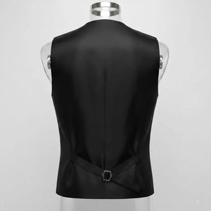 Chaleco Escocés con Estampado Tartán para Hombre, Estilo Boda, 5 Botones, Chaleco Escocés - Product Image 3