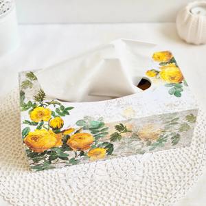 Caja de pañuelos de madera impresa UV de alta calidad para exhibición de marca, soporte de suministro al por mayor - Product Image 6