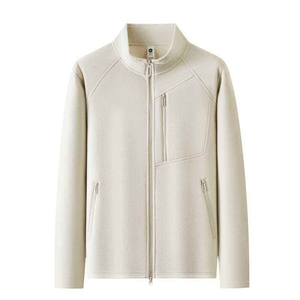 Blouson bomber pour homme en toile technique avec coque en coton naturel – Marquage personnalisé – Isolation hybride matelassée - Product Image 4