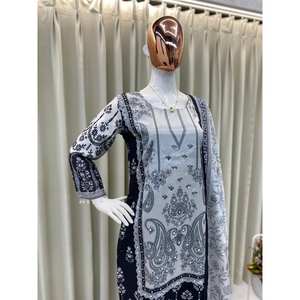 Conjuntos de diseñador para mujer Trending Top-Bottom y Dupatta Elegant Fashion Wear - Product Image 1