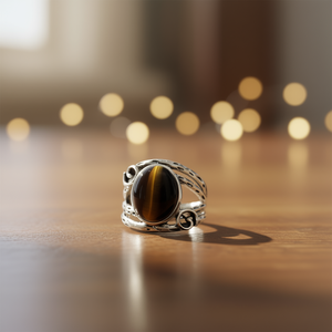 <b>Tiger</b> <b>Eye</b> Fashion <b>Ring</b> 5.9 Grams - Product Image 3