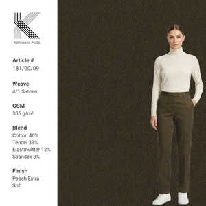 Fabricante Mayorista de Tela de Algodón de 305 g/m² para Mezcla 400, Satén 4/1, Alta Elasticidad, Extra Suave, Lujosa y Sostenible - Product Image 1