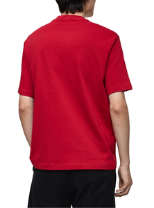 T-shirt pour homme de haute qualité 100% coton, coupe classique, col carré, impression numérique sur le devant, respirant, séchage rapide, satin formel - Product Image 4