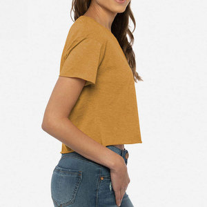 Nuevo Diseño, Top Corto para Mujer, Camiseta Casual Moderna, Tela Suave y Elástica, Perfecta para el Verano, Moda Diaria - Product Image 6