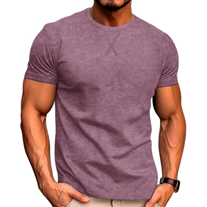 Camiseta Oversize de Algodón 100% de Lujo con Lavado Ácido, Estilo Boxy, Personalizable, Vintage, para Hombre - Product Image 1