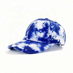 Nueva Gorra de Béisbol con Estampado Tie-Dye, Estilo Hip Hop, con Parches de Colores y Graffiti, Visera Protectora Solar con Degradado de Color - Product Image 4